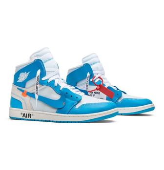 Кроссовки Off-White x Air Jordan 1 Retro High Оригинал