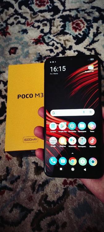 Poco M3 128GB сост хорош с документам