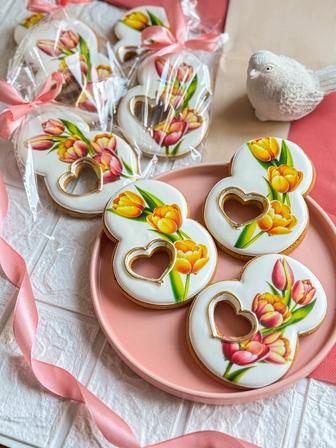 Имбирные пряники 8 марта