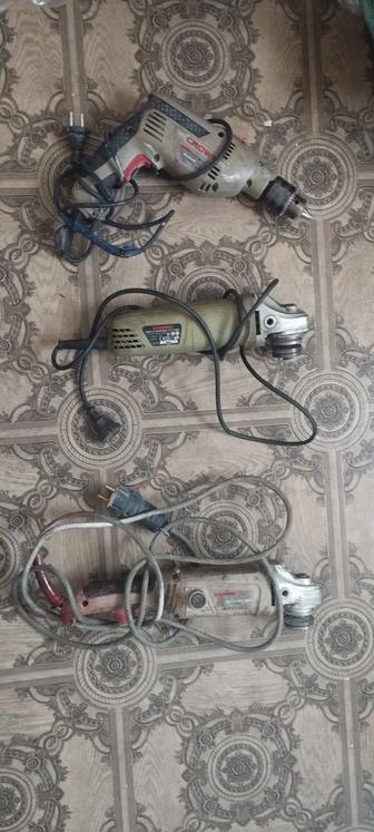 Продам электроинструменты по низкой цене в рабочем состоянии