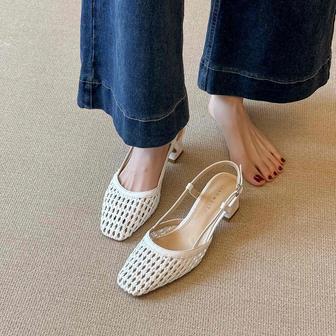 Туфли новые белые на лето