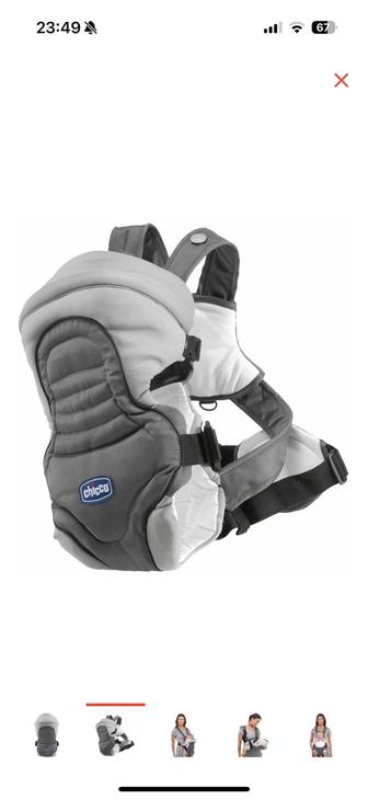 Chicco soft and dream кенгуру для малышей