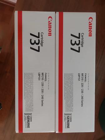 Картридж Canon 737 черный ORIGINAL