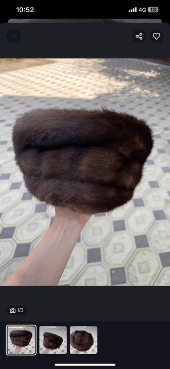 Норковая шапка