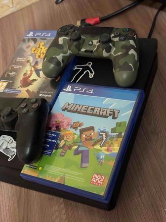 Продается PS 4 slim 1tb, в хорошем состоянии и полной комплектации.