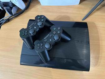 Sony PlayStation 3 Super Slim 500GB 40игр2 геймпада PS3/ПС3