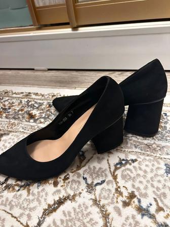 туфли замшевые