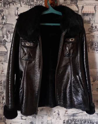Куртка с натуральным мехом кролика