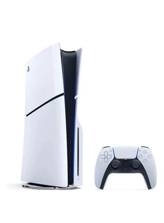 PS5 Slim 1TB 2 джойстика PS Plus игры