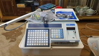 Торговые весы с печатью этикеток CAS LP-15R (v1.6), пр-ва Корея