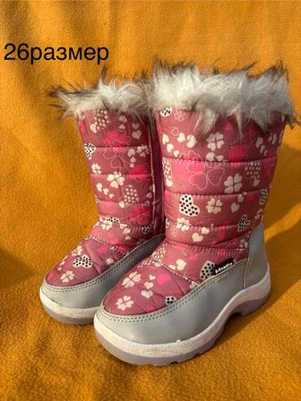 Зимние сапоги для девочки