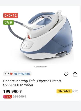 Парогенератор Tefal Express Project