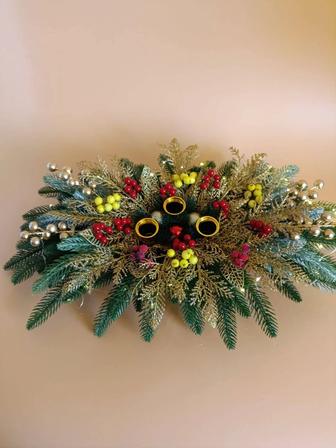 Новогодняя композиция на стол