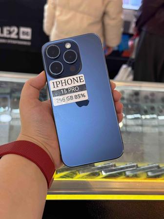 iPhone 15 PRO-256Gb/85% емкость,без ремонта в экране есть пятно