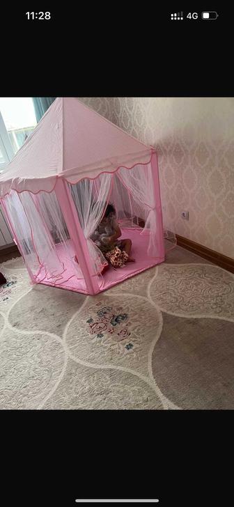 Продам детскую палатку в розовом цвете.
