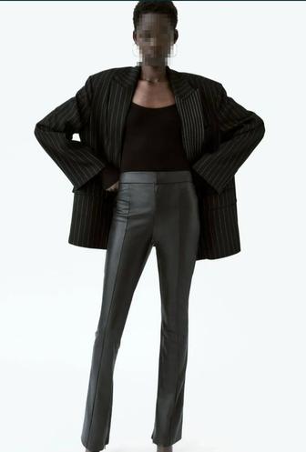 Новые кожаные брюки Zara