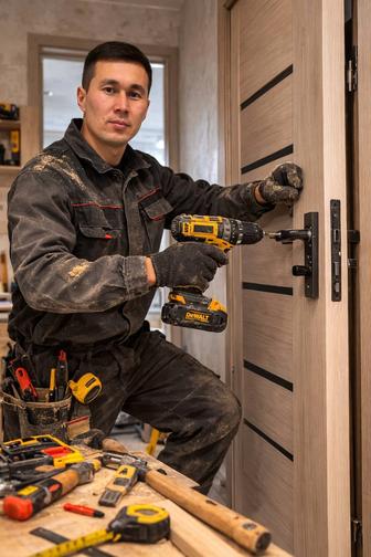 Мастер любой сложности межкомнатные двери,Замена замков плотник, сварщик