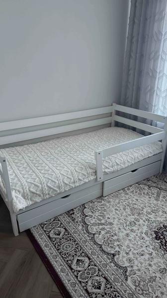 Продам кровать 195 на 95 в подарок ортопедический матрас