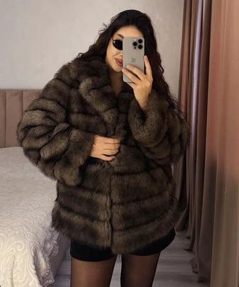 Новая эко шуба под соболь
