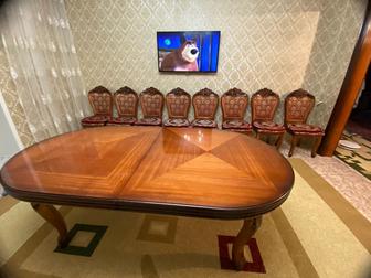 Срочно продам стол со стульями!