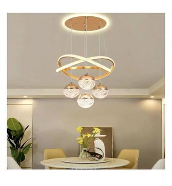 Установка люстра