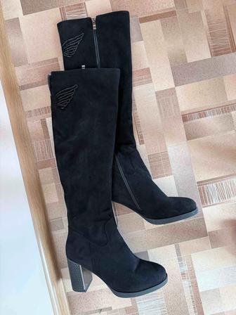 Ботфорты женские замша