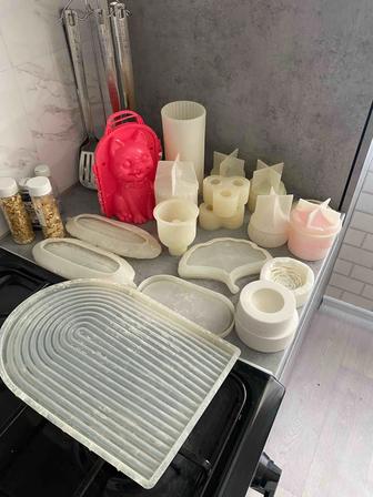 Продам б/у формочки для гипса