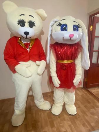 Мишка,кролик костьюм