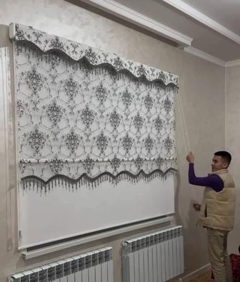 Жалюзи ролл шторы день и ночь