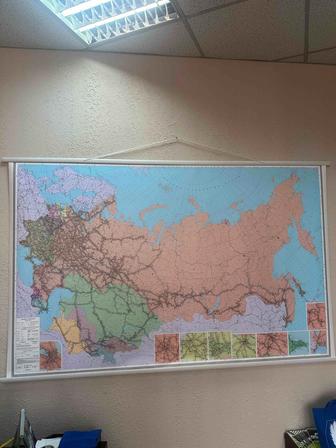 ЖД карта СНГ