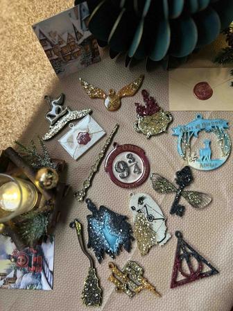 Ёлочные игрушки ручной работы Гарри Поттер