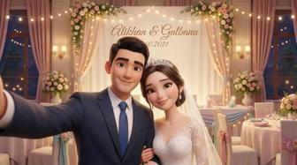 Love story, Знакомство в мультяшном стиле.