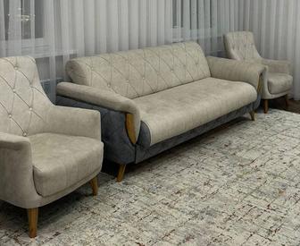 Продам диван и 2 кресла бу