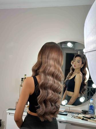 Женский прическа и укладка