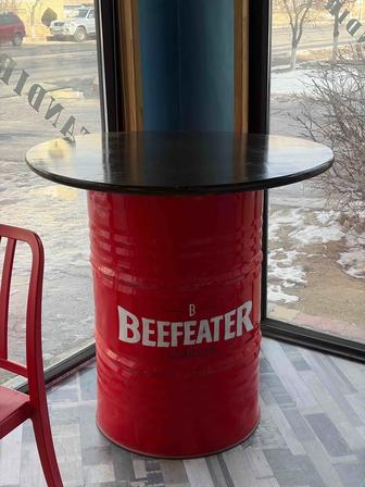 Стол Бочка Красный