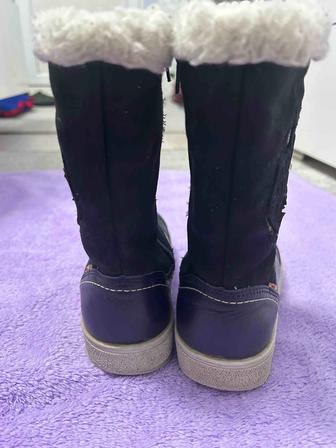 Сапоги зимние на девочку 28 размер
