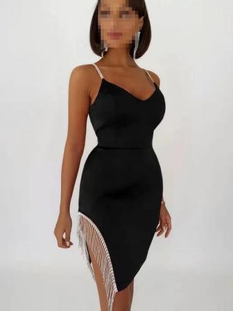 Платье со стразами