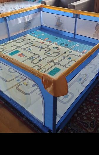 Игровой манеж WIKEN 200x200x65 см, синий