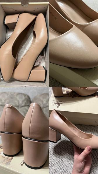 Женские нежно-розовые туфли