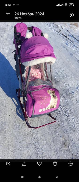 Санки коляска