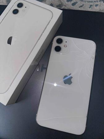 [Актау] Продам iPhone 11 64ГБ Белый Оригинал В коробке