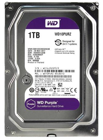 Жесткий диск WD purple 1tb