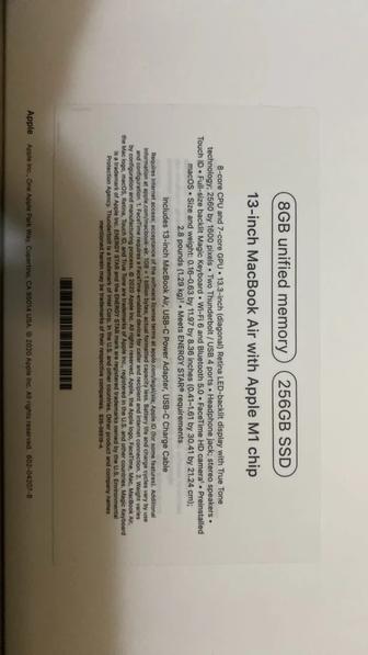 Ноутбук Apple MacBook Air 13 2020 13.3 / 8 Гб / SSD 256 Гб / macOS / MGN63