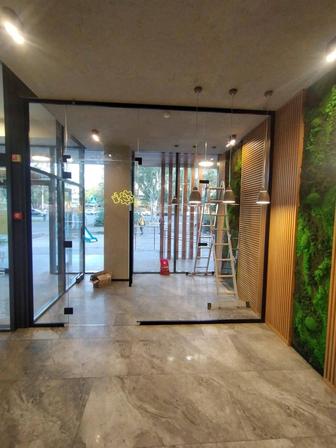 Изготовление установка стеклянных перегородок