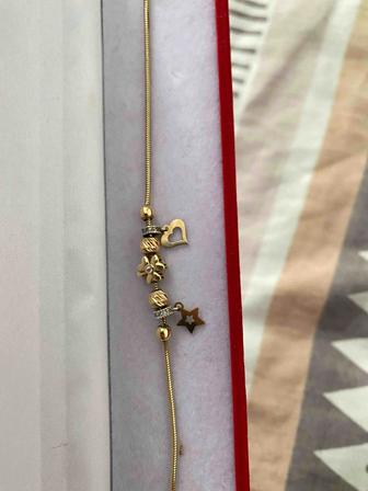 Пандора браслет золото