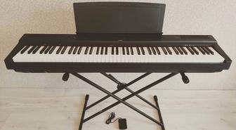 Новое Цифровое фортепиано Yamaha P-125B с новой подставкой под него