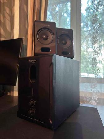 Колонки Microlab M-501, 2.1, 2.5x258т. черный