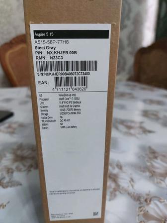 Продам ноутбук новый. Acer Aspire 515