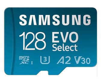 Карта памяти Samsung EVO Select MicroSDXC 128GB