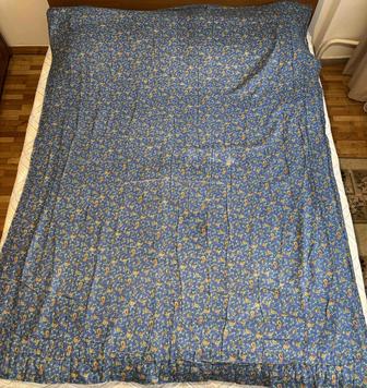 Ватное одеяло / топпер (двуспальное, б/у)